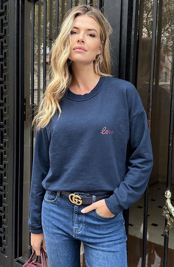 All The Things I Love Sweater Marine