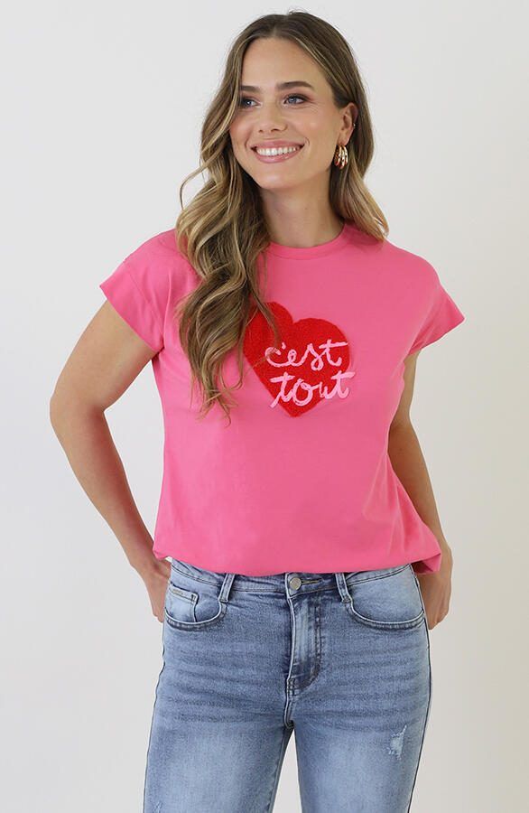 Cest Tout T-shirt Roze
