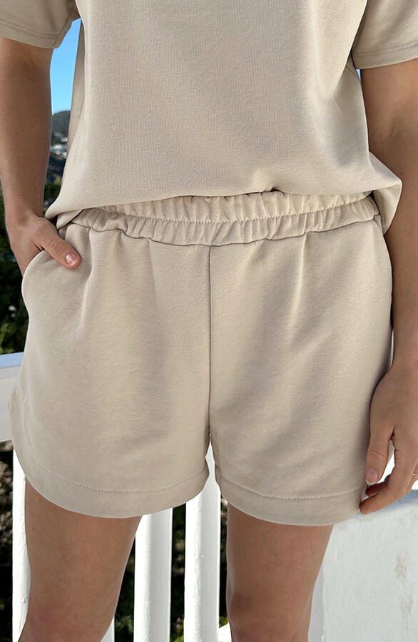 Comfort Sweat Short Beige