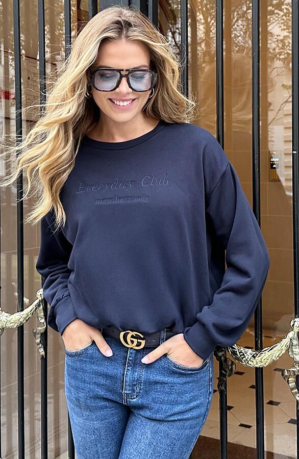 Comfy Everyday Sweater Marine