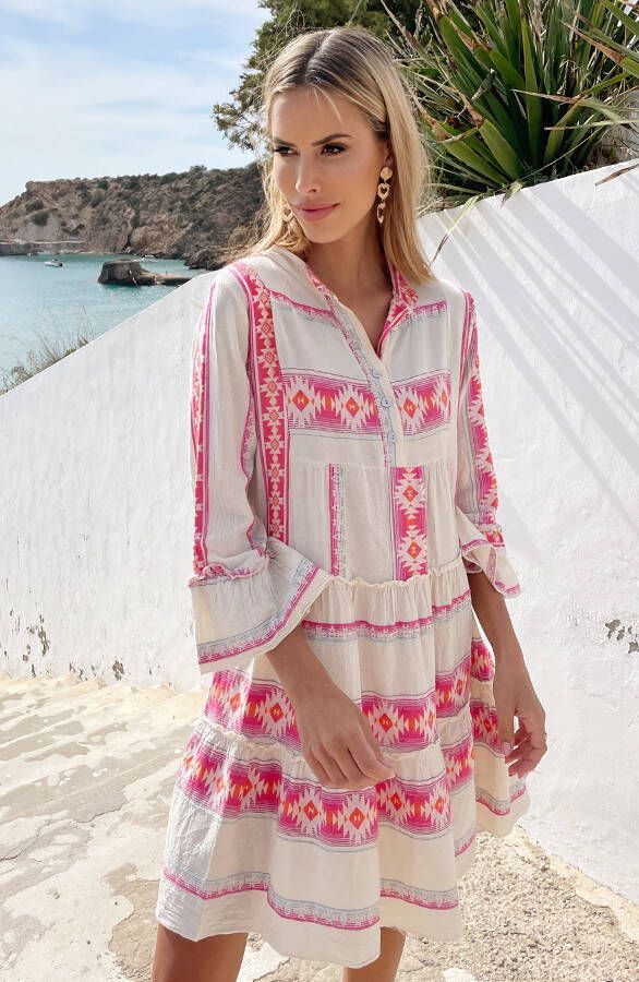 Kelim Tuniek Print Fuchsia