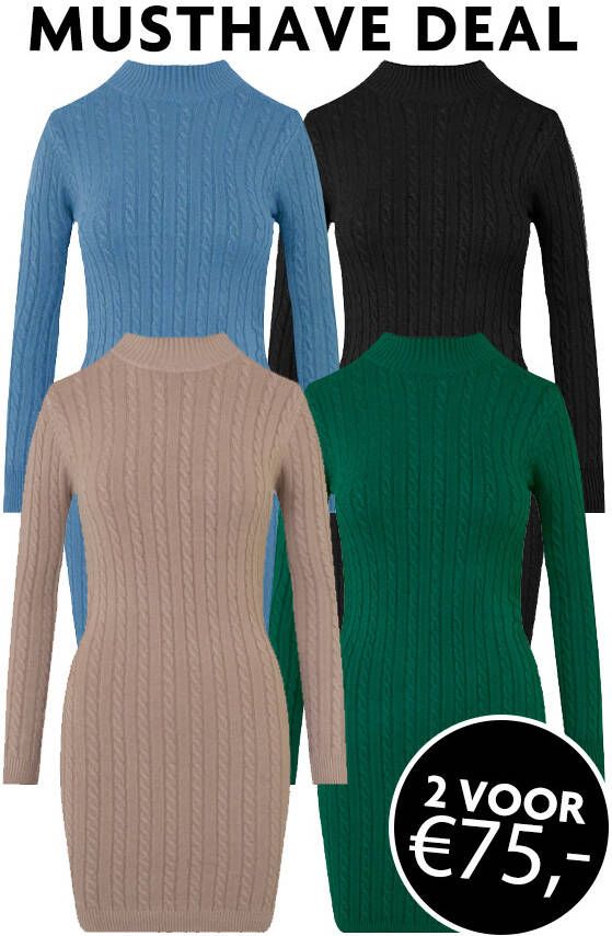 Musthave Deal Kabel Gebreide Jurken