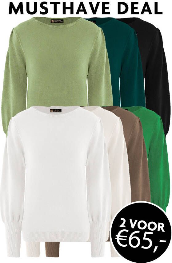 Musthave Deal Trui Met Pofmouwen