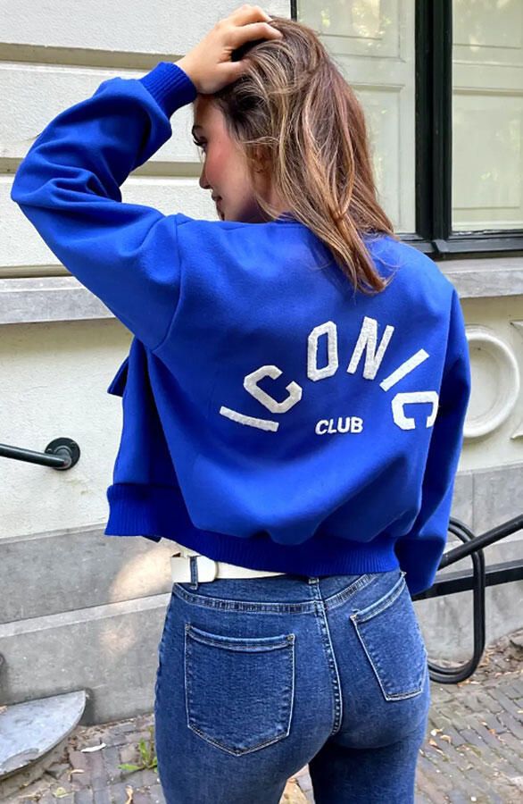 Iconic Soft Bomber Jacket Kobalt
