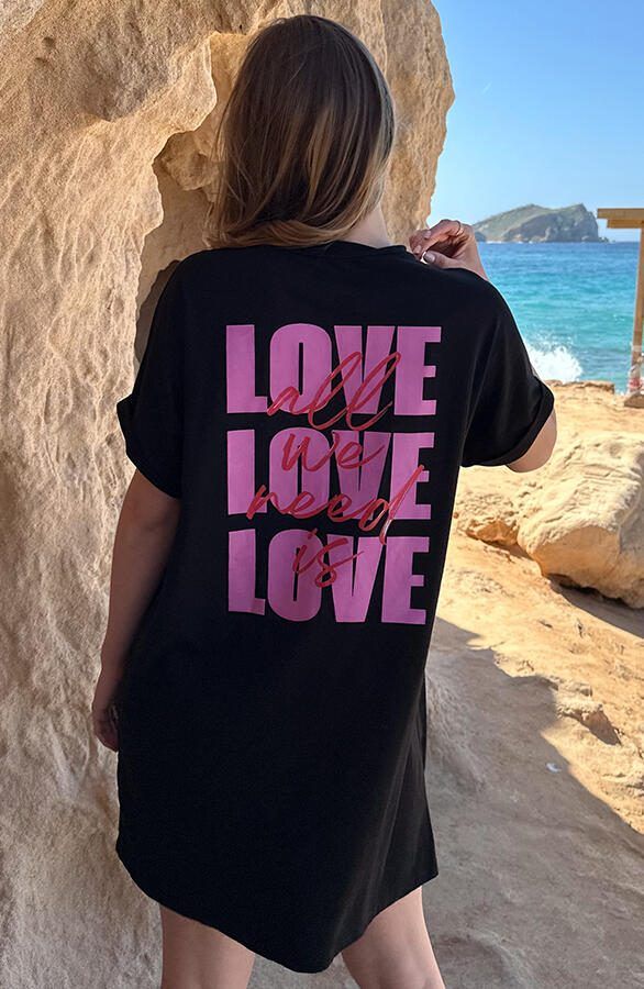 Loosefit Tee Dress All We Need Is Love