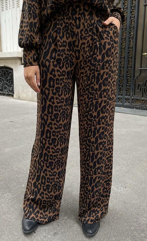 Mila Pantalon Leopard Petite