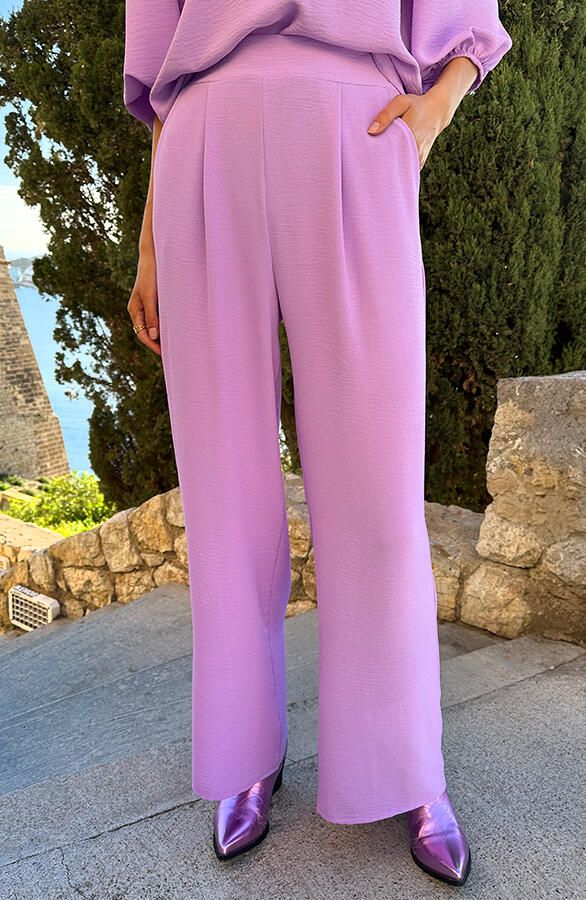 Mila Pantalon Lila Petite Regular Tall