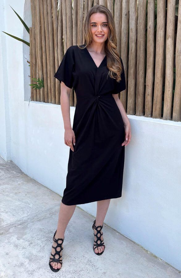 Most Needed Jurk Katoen Stretch Zwart