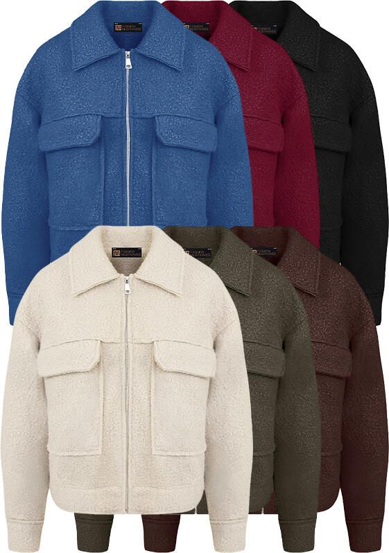 Musthave Deal Boucle Jackets Met Rits