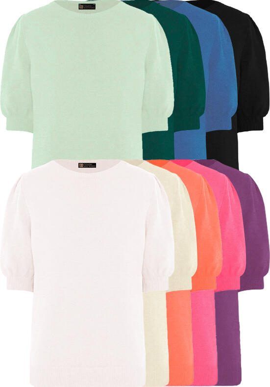 Musthave Deal Knitted Top Met Pofmouwen