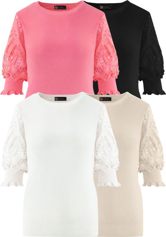 Musthave Deal Lace Sleeve Soft Tops