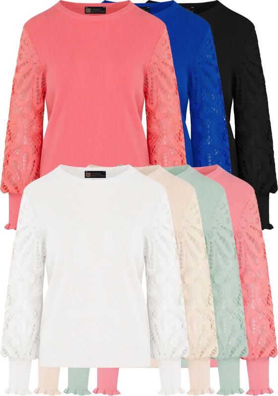 Musthave Deal Lace Sleeve Soft Truien