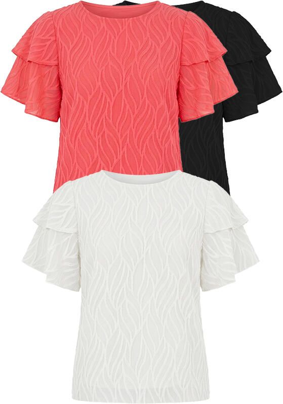 Musthave Deal Noa Ruffle Tops