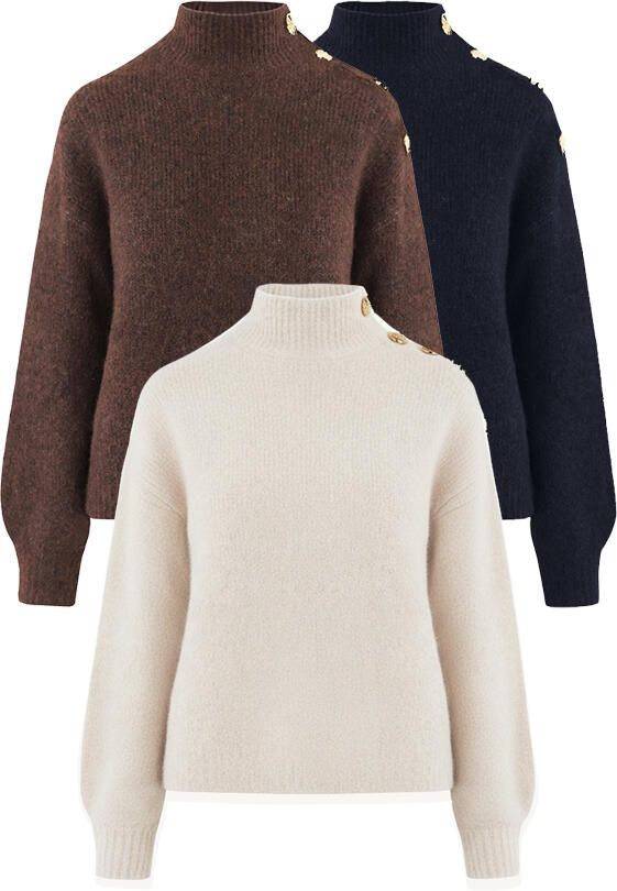 Musthave Deal Wollen Sweater Met Knopen