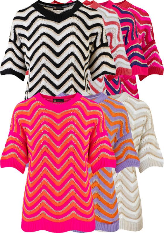 Musthave Deal Zigzag Truien Lurex