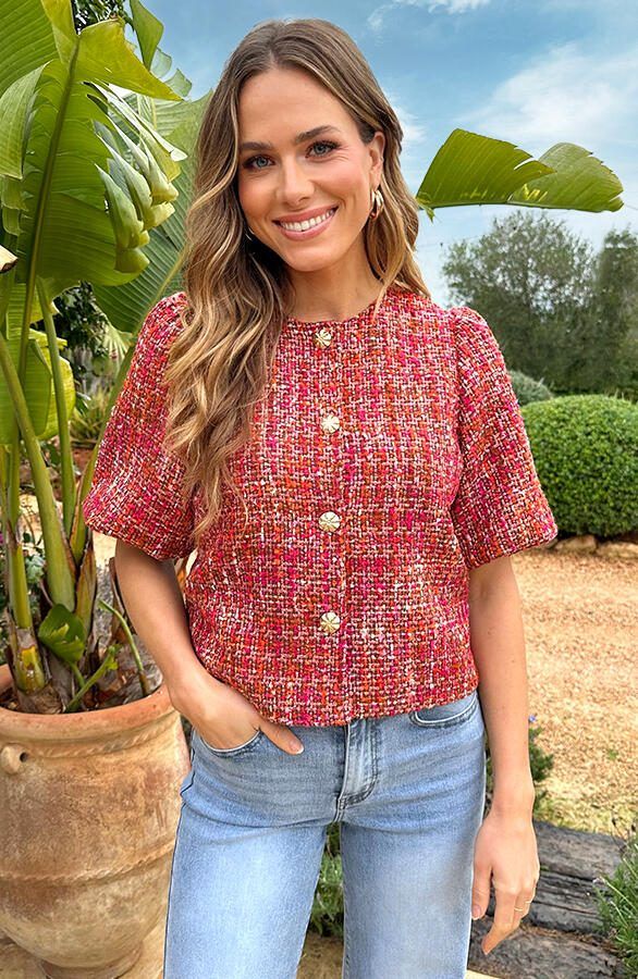 Premium Pofmouw Jacket Tweed Multicolor