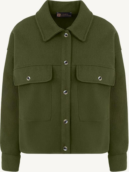 Soft Jacket Met Klepzakken Army