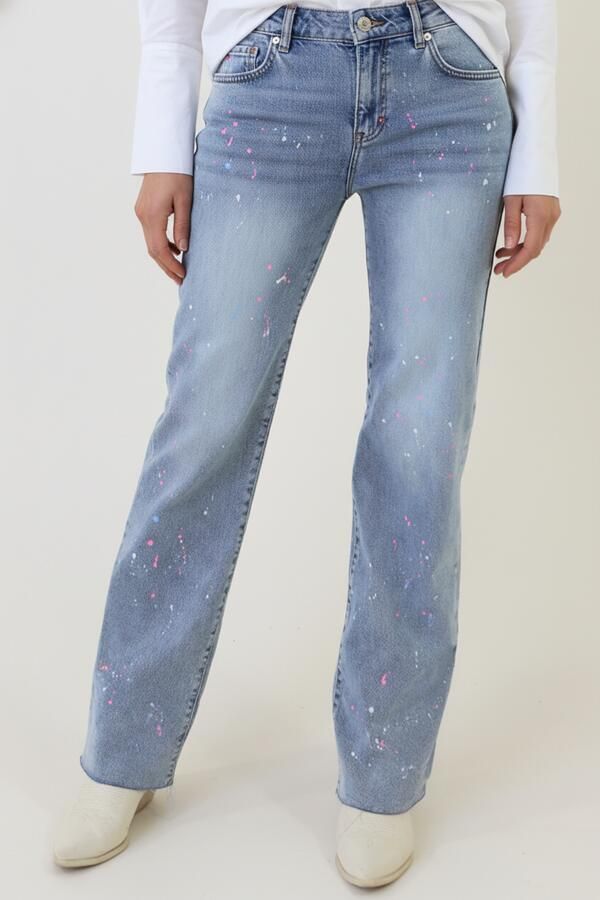 Wide Leg Jeans Paint Stretch FMH