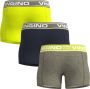 Vingino boxershort set van 3 zwart olijfgroen limegroen - Thumbnail 4