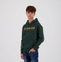 VINGINO hoodie met logo donkergroen Sweater Logo 128 - Thumbnail 3