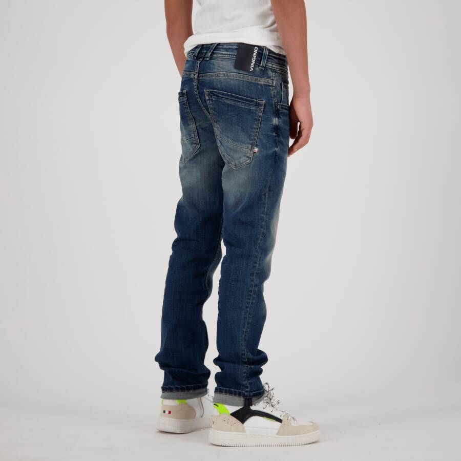 VINGINO regular fit jeans Baggio Basic cruziale blue Blauw Jongens Denim 104 - Foto 2