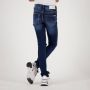 VINGINO slim fit jeans Amia Basic dark used Blauw Meisjes Denim Effen 134 - Thumbnail 4