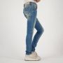 VINGINO skinny jeans Amiche tinted mid blue Blauw Meisjes Denim 104 - Thumbnail 5