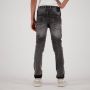 VINGINO skinny fit jeans Amos medium grey denim Grijs Jongens Stretchdenim 140 - Thumbnail 4
