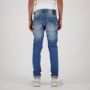 VINGINO skinny jeans Anzio Basic blue vintage Blauw Jongens Stretchdenim 140 - Thumbnail 7