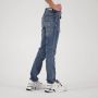 VINGINO straight fit jeans CELLY greyish blue denim Blauw Meisjes Katoen 104 - Thumbnail 4