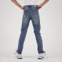 VINGINO straight fit jeans CELLY greyish blue denim Blauw Meisjes Katoen 104 - Thumbnail 5