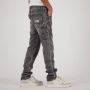 VINGINO straight fit jeans Peppe Carpenter light grey Grijs Jongens Denim 110 - Thumbnail 4