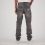 VINGINO straight fit jeans Peppe Carpenter light grey Grijs Jongens Denim 110 - Thumbnail 5