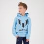 VINGINO x Messi hoodie met logo lichtblauw Sweater Logo 104 - Thumbnail 3