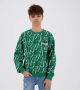 VINGINO sweater Naros met logo groen Logo 104 | Sweater van - Thumbnail 3