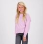 VINGINO sweater Nensi met franjes roze 128 | Sweater van - Thumbnail 4