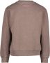 VINGINO sweater Nouda met tekst bruin Meisjes Katoen Ronde hals Tekst 104 - Thumbnail 2