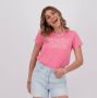 VINGINO x Senna Bellod T-shirt met tekst roze Meisjes Katoen Ronde hals 128 - Thumbnail 3