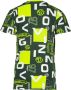 VINGINO T-shirt met all over print groen limegroen Jongens Stretchkatoen V-hals 122-128 - Thumbnail 4