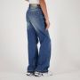 VINGINO loose fit jeans Cato met slijtage blue vintage Blauw Meisjes Denim 104 - Thumbnail 3