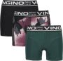 VINGINO boxershort set van 3 rood groen zwart Jongens Stretchkatoen All over print 146-152 - Thumbnail 3