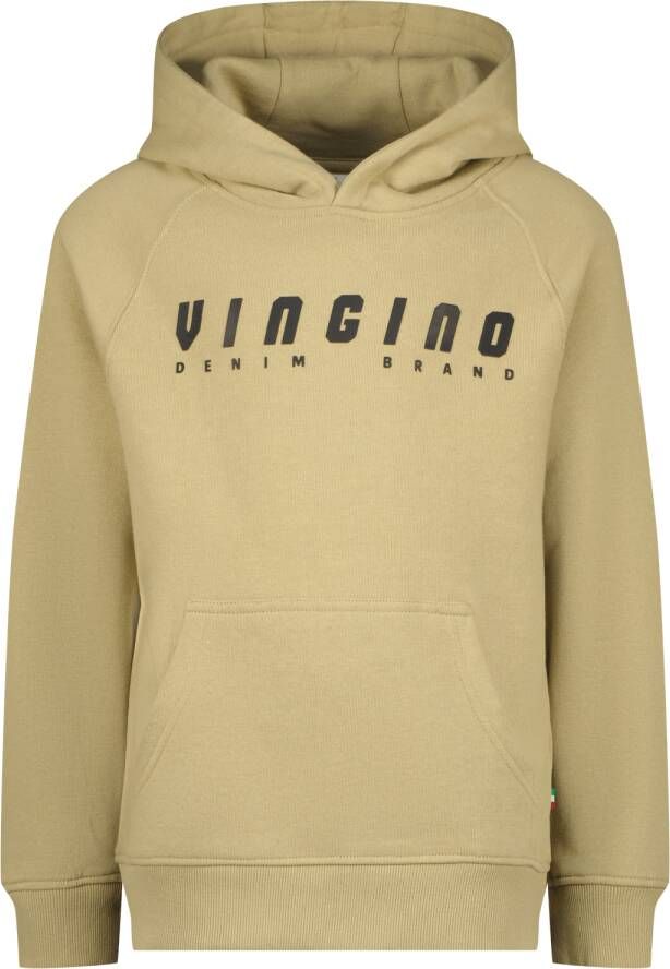 VINGINO hoodie met logo zand Sweater Beige Logo 116 - Foto 2