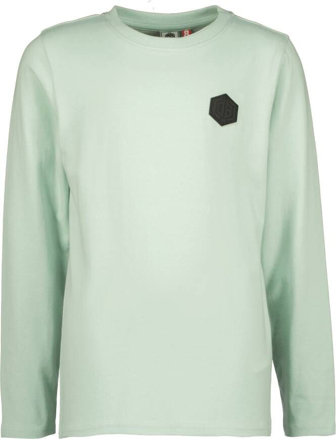 VINGINO x Daley longsleeve Jonno met backprint mintgroen Jongens Stretchkatoen Ronde hals 116