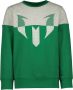 VINGINO sweater Nessi met printopdruk groen grijs Printopdruk 116 - Thumbnail 1
