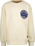 VINGINO sweater Nilfo met logo beige wit Logo 128 - Thumbnail 3