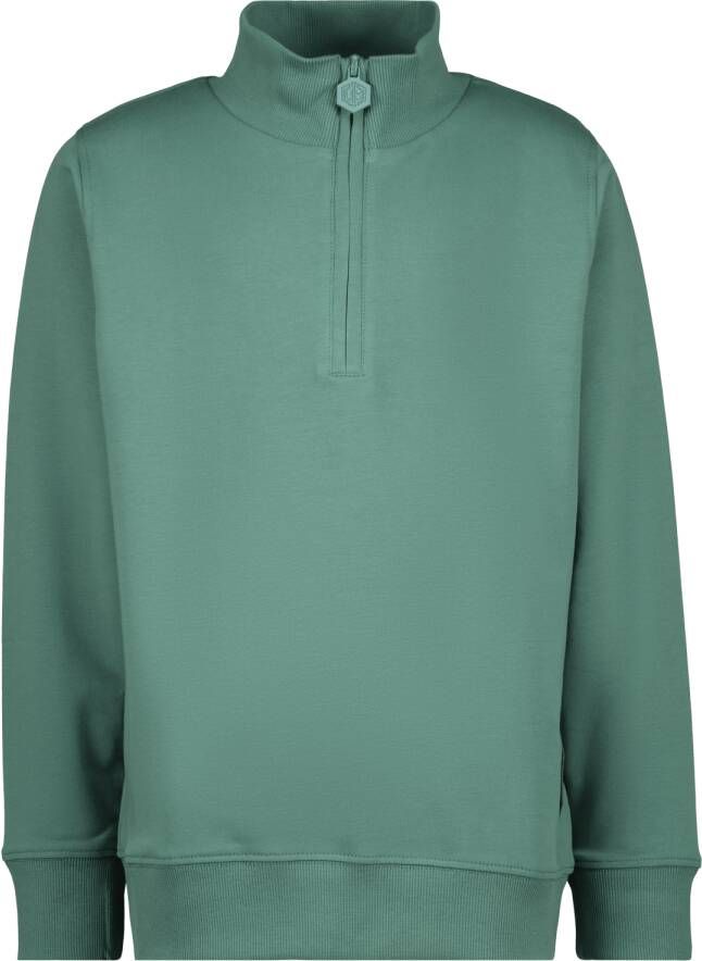 VINGINO x Daley sweater Nitai groen Jongens Stretchkatoen Opstaande kraag 116