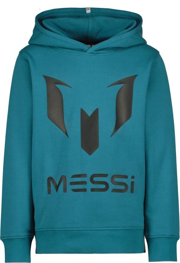 VINGINO x Messi hoodie Nueno met logo diepblauw Sweater Logo 128