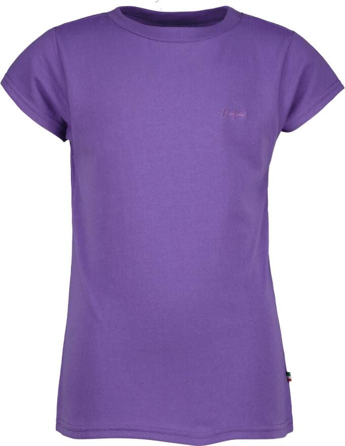VINGINO T-shirt paars Meisjes Katoen Ronde hals Effen 104