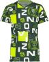 VINGINO T-shirt met all over print groen limegroen Jongens Stretchkatoen V-hals 122-128 - Thumbnail 2