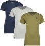 VINGINO Jongens Polo's & T-shirts Melee V-neck Grijs - Thumbnail 3